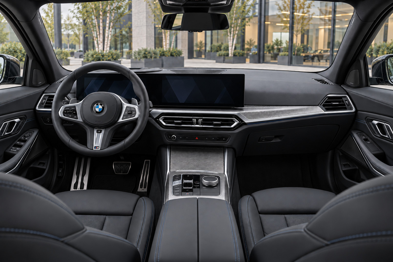 BMW 330e Touring — cockpit