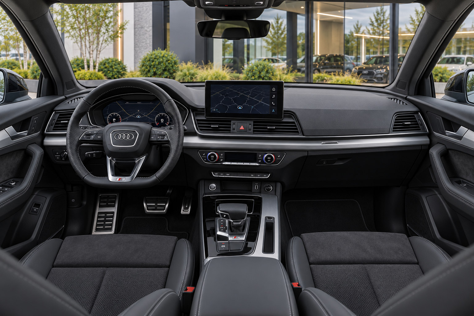 Audi Q5 55 TFSI e — cockpit