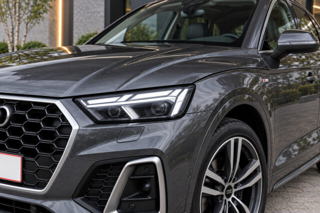 Audi Q5 55 TFSI e — Matrix LED headlight