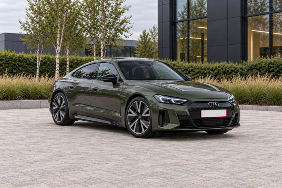 Audi e-tron GT quattro — front three-quarter view