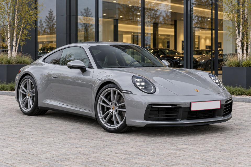 Porsche 911 Carrera — front three-quarter view