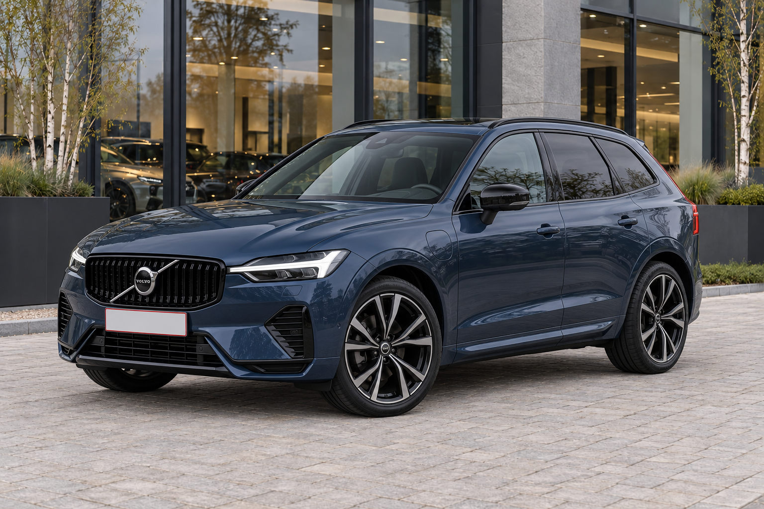Volvo XC60 Recharge — front three-quarter view
