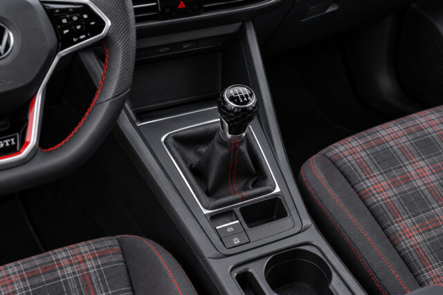 Volkswagen Golf GTI — manual gear lever