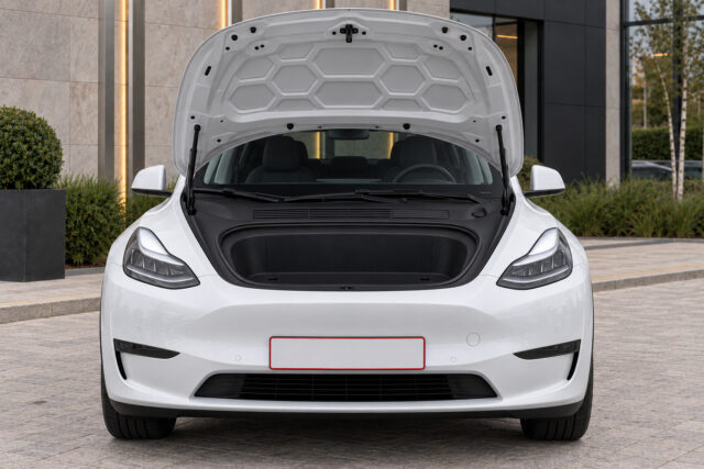 Tesla Model Y Long Range — front trunk