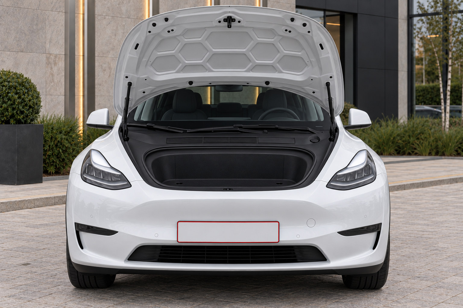 Tesla Model Y Long Range — front trunk